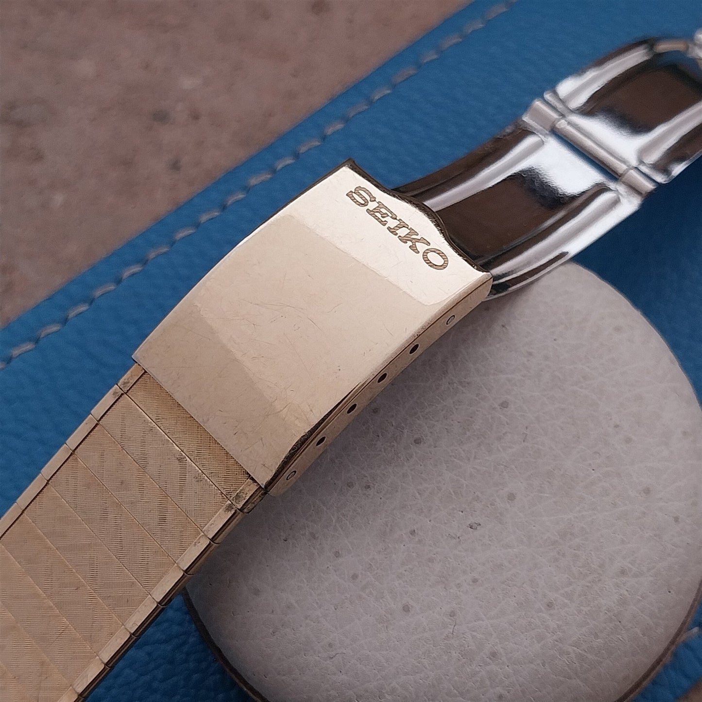 Vintage Seiko Yellow Gold-Filled 18mm Sea Lion nos Unused Watch Band