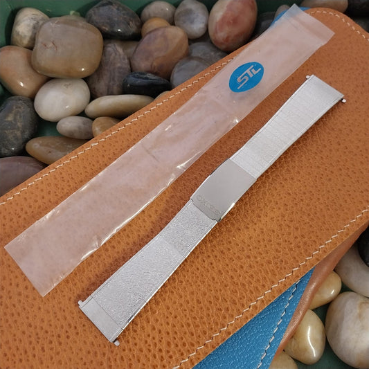 20mm Seiko STL Stelux Classic Stainless Steel nos Unused1960s Vintage Watch Band