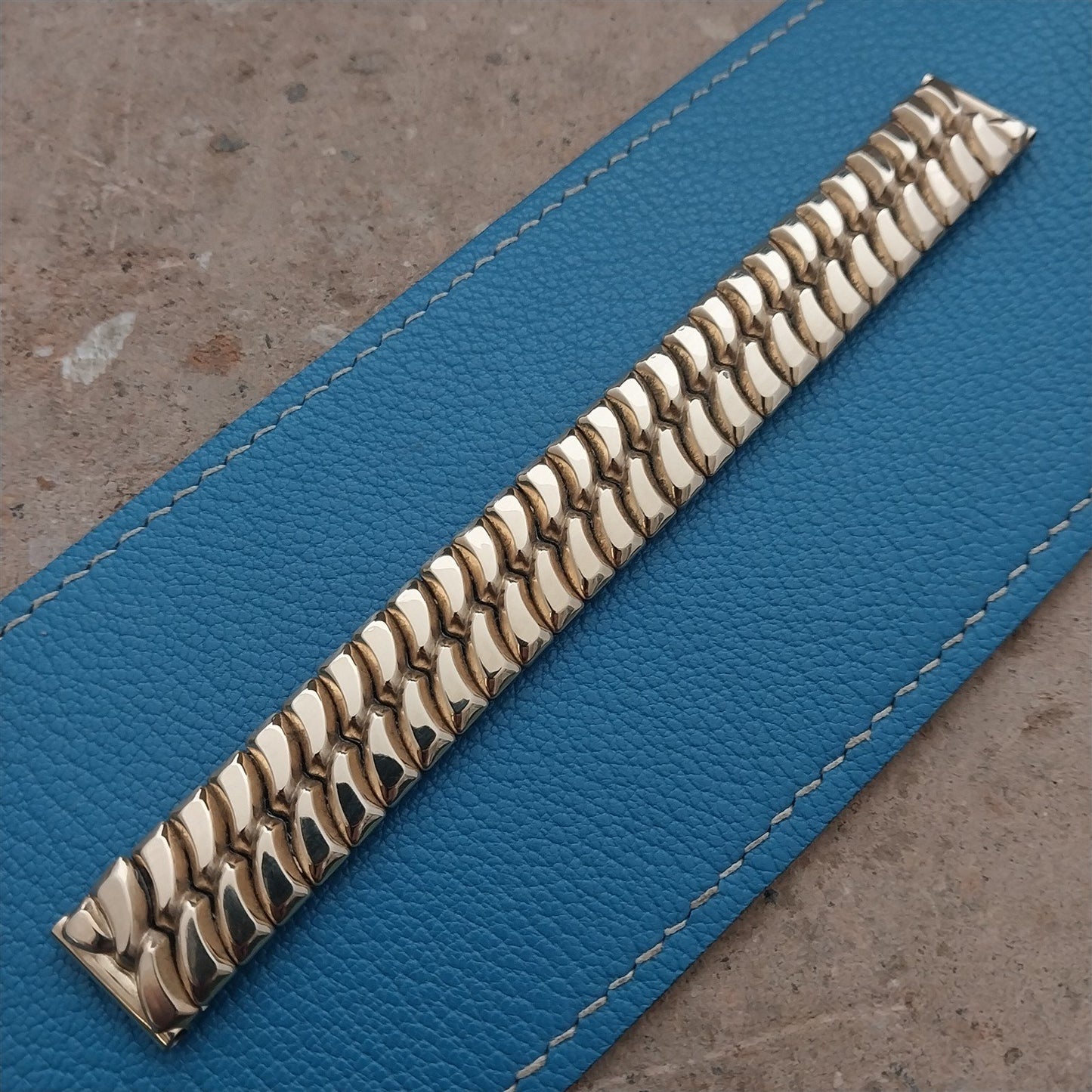 1940s Harwood 5/8" Gold Filled Stretch Expansion nos Vintage Watch Band