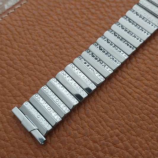 Foster 16mm 18mm 19mm Stainless Steel Short Expansion 1950s Watch Band
