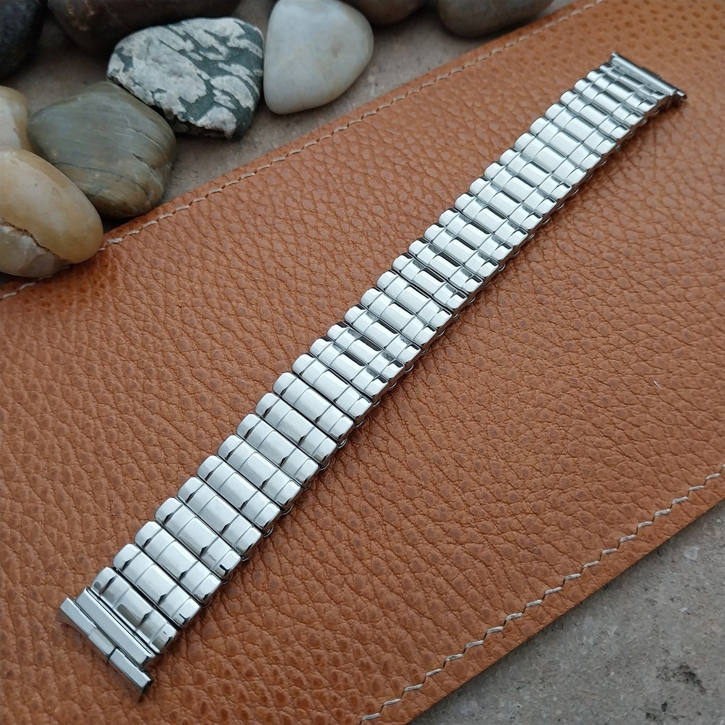 18mm 19mm 1960s Stainless Steel JB Champion Classic NOS 1960s Vintage Watch Band