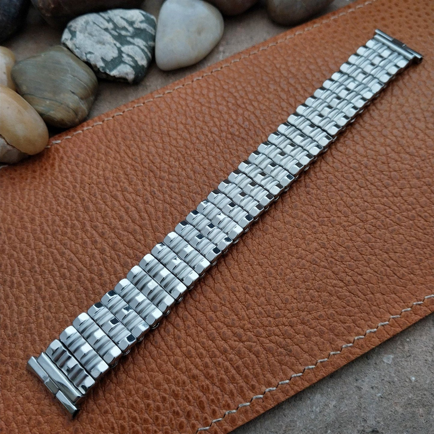 18mm 19mm Stainless Steel JB Champion Classic 1960s Unused Vintage Watch Band