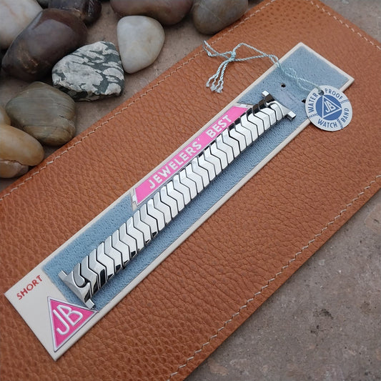 40s Vintage Stainless Steel JB Champion Short Classic Stretch Unused Watch Band