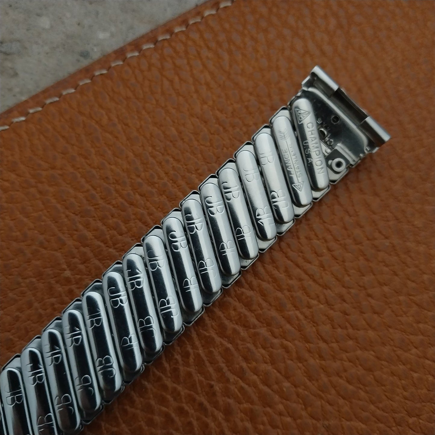 Stainless Steel JB Champion Edgecombe 19mm 18mm Unused 1950s Vintage Watch Band