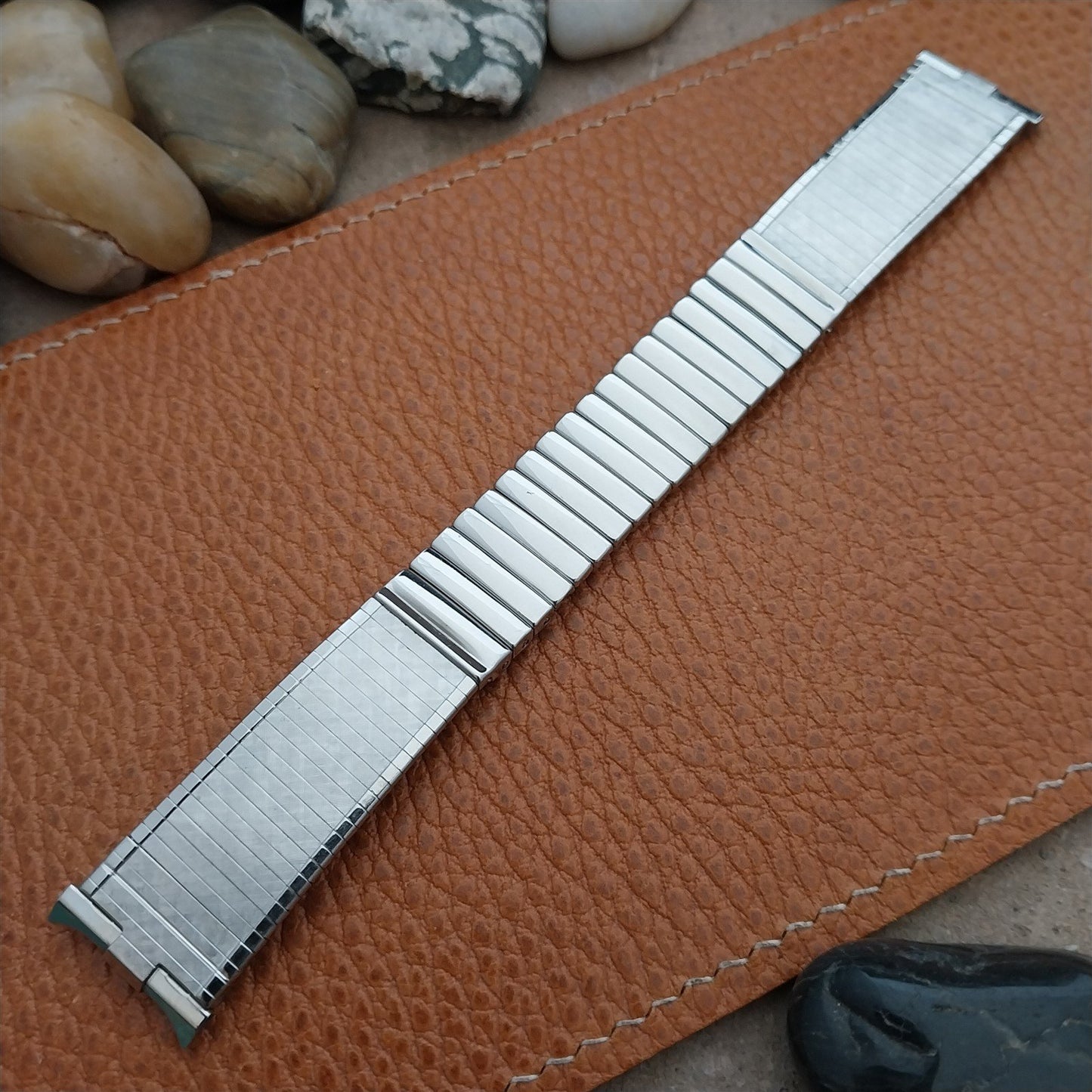 Vintage 19mm 18mm 17mm Stainless Classic Stretch 1960s JB Champion Watch Band