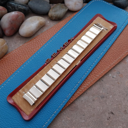 Vintage Gold-Filled 5/8" Gemex Diplomat Unused 1950s Classic Stretch Watch Band