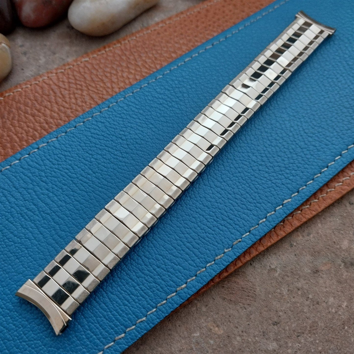 Vintage 17.2mm 17mm Gold-Filled Gemex 1950s Classic Stretch Unused Watch Band