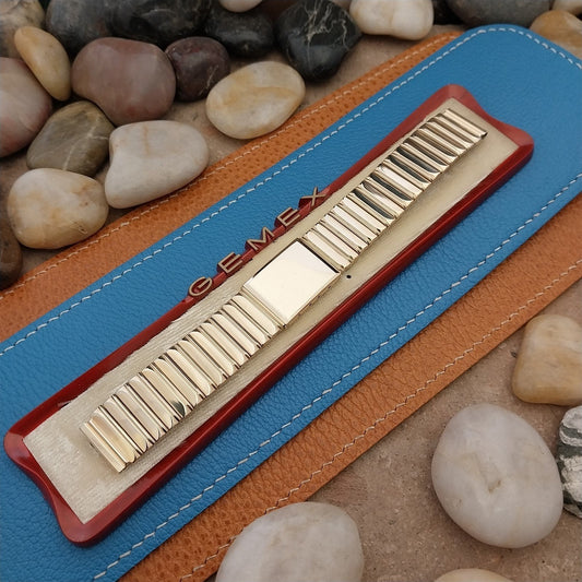 Vintage Wide Gold-Filled 5/8" Gemex Oxford 1950s Classic Unused nos Watch Band