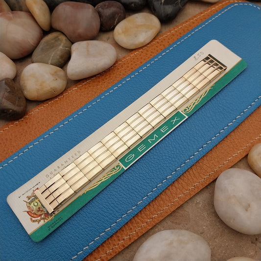 Vintage 5/8" Gold-Filled 1950s Gemex Mainline Classic Stretch Unused Watch Band