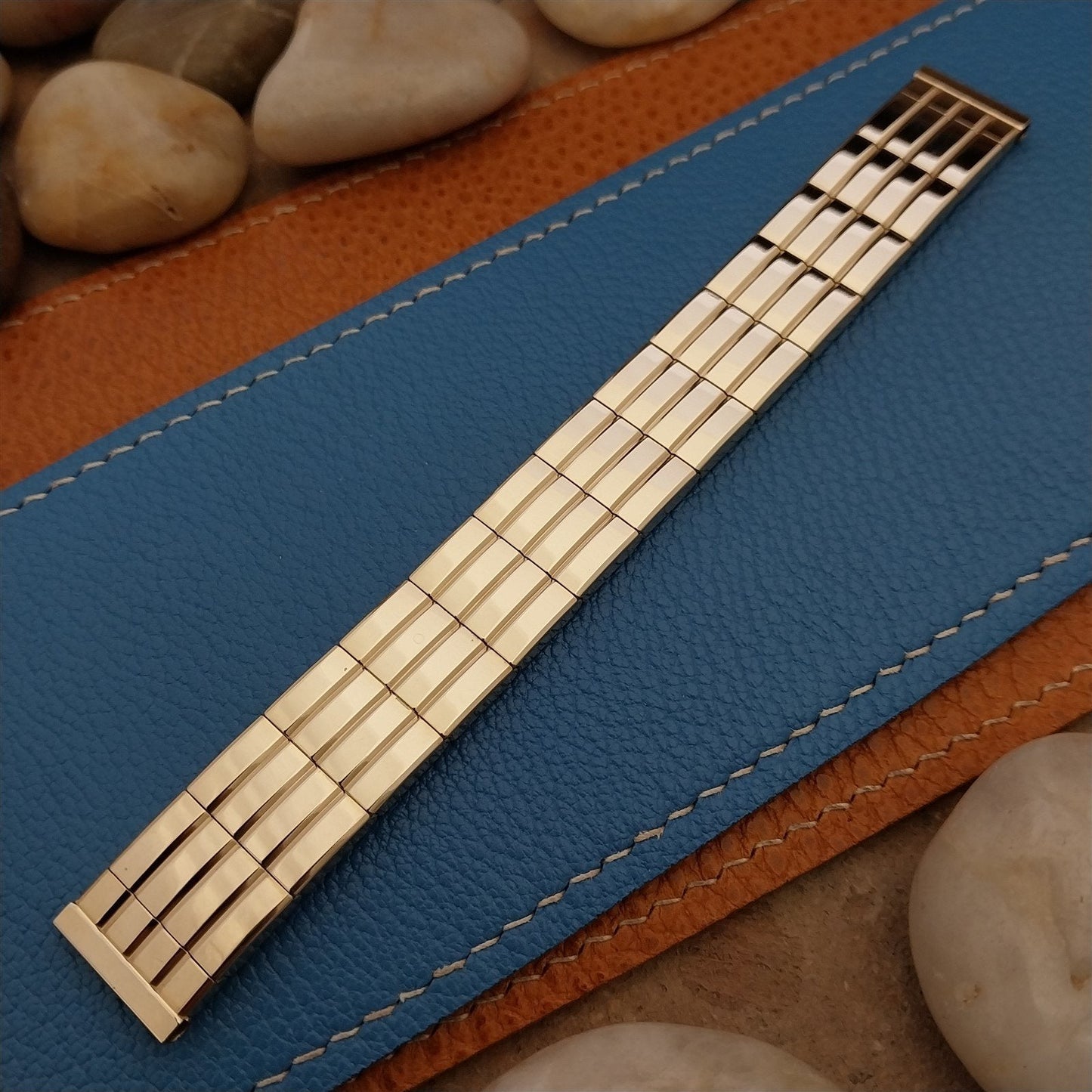 Vintage 5/8" Gold-Filled 1950s Gemex Mainline Classic Stretch Unused Watch Band