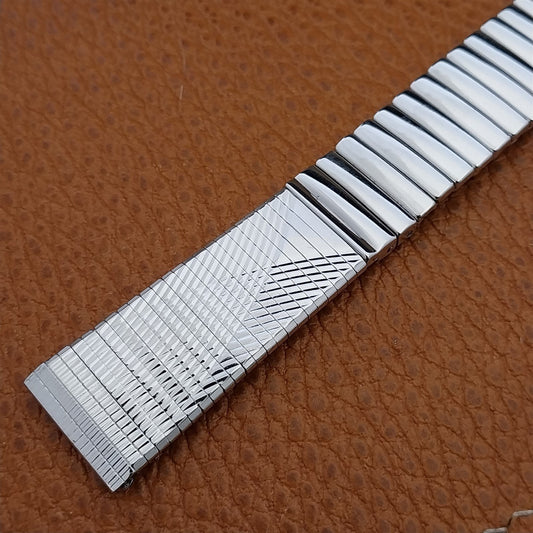 Vintage 17.2mm Stainless Steel JB Champion Classic Unused NOS 1960s Watch Band