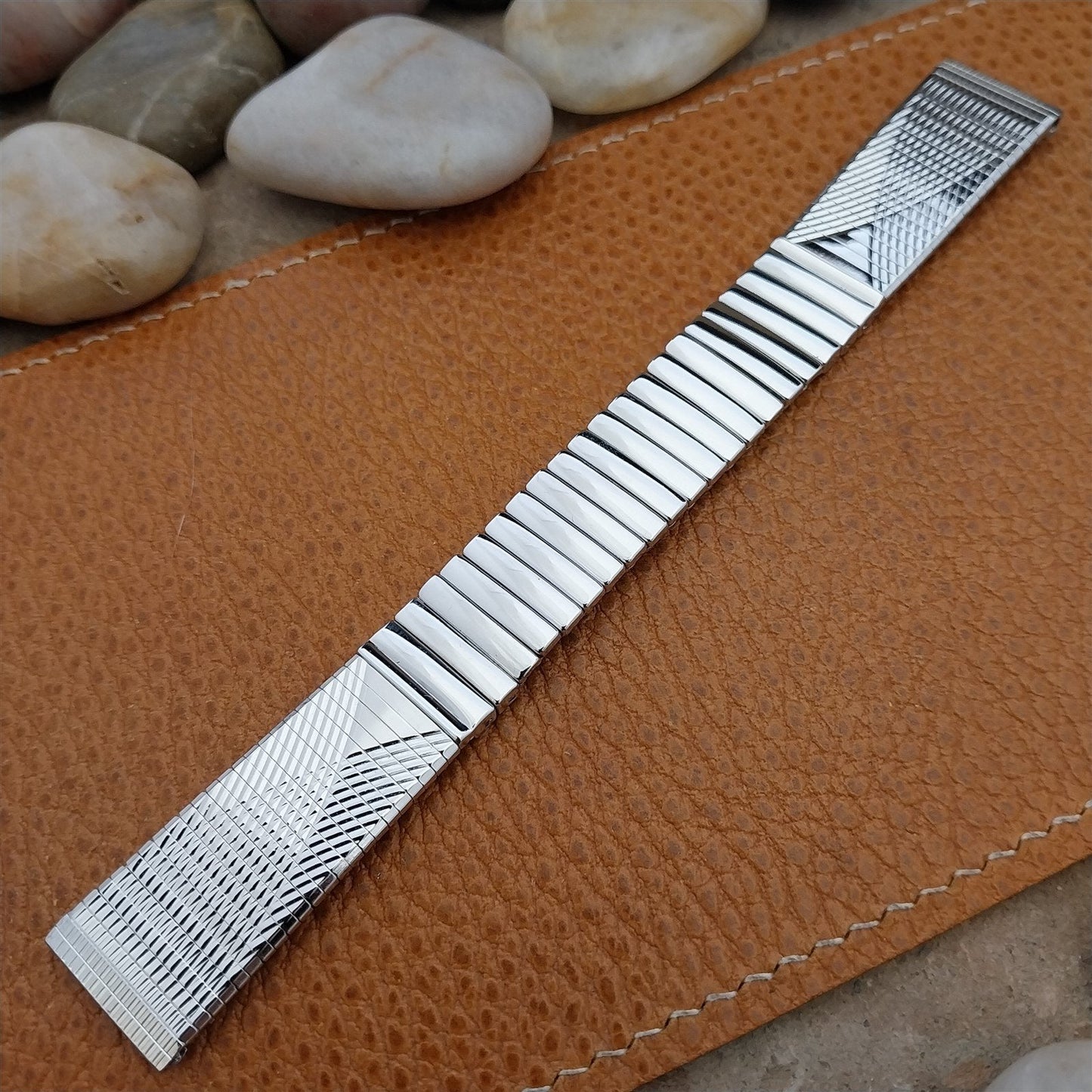 Vintage 17.2mm Stainless Steel JB Champion Classic Unused NOS 1960s Watch Band