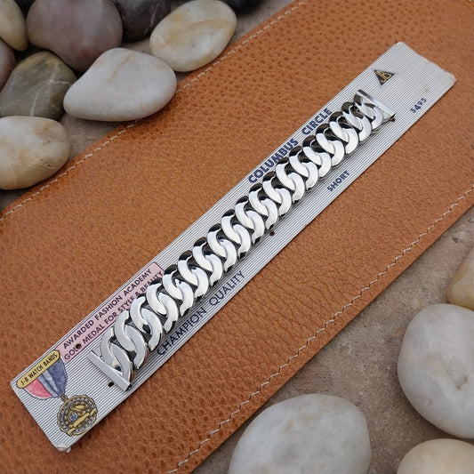 5/8" JB Champion Short Columbus Circle nos Unused 1950s Vintage Watch Band