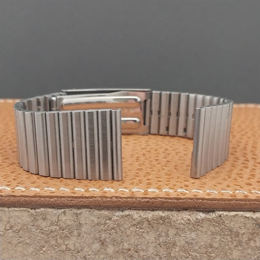 Vintage Bulova 81312 LCD Digital Quartz 20mm Stainless Steel Unused Watch Band