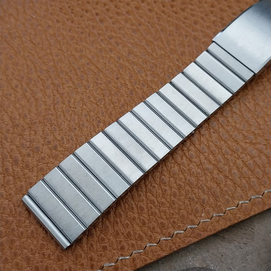 Vintage 18mm Jules Jurgensen Stainless Steel Unused NOS Swiss 1970s Watch Band