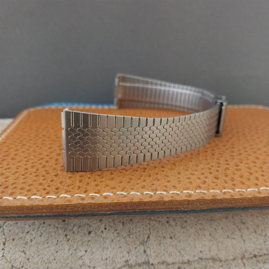 Bulova Accutron 2-Piece Stainless Steel 18mm nos Vintage Watch Band