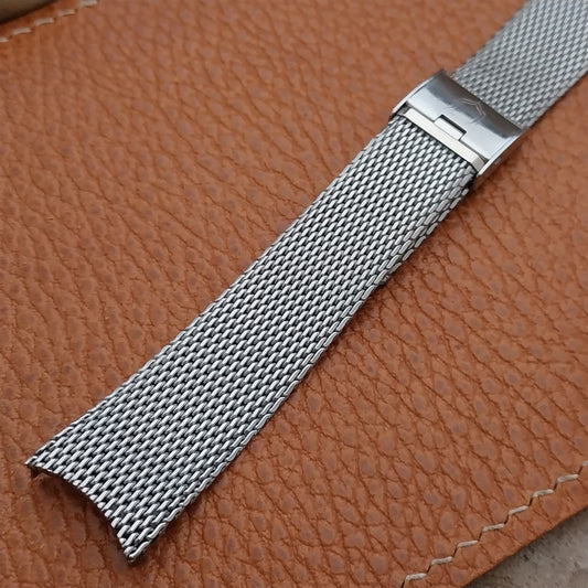 Vintage Universal Geneve 17.5mm Stainless Steel Mesh 1960s Unused Watch Band