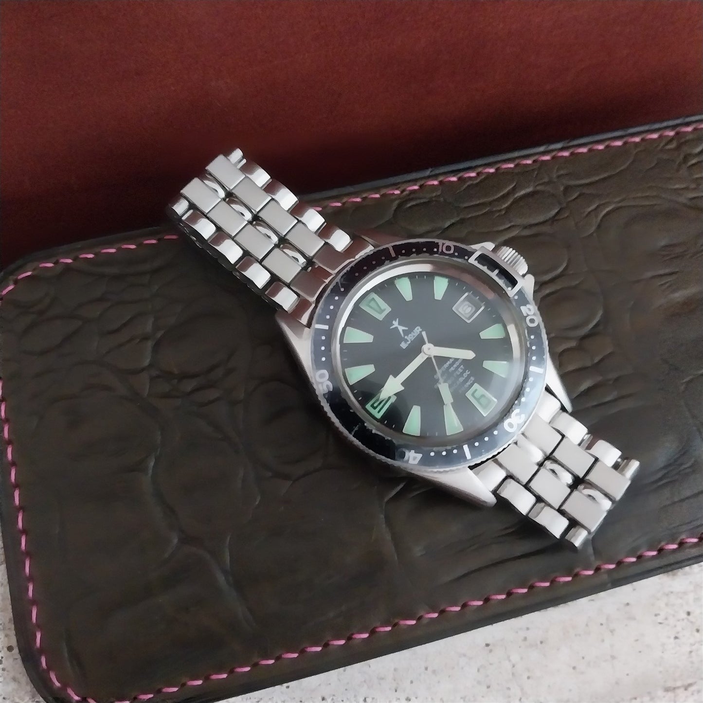 Vintage 19mm Stainless International Skindiver Unused Classic 1960s Watch Band