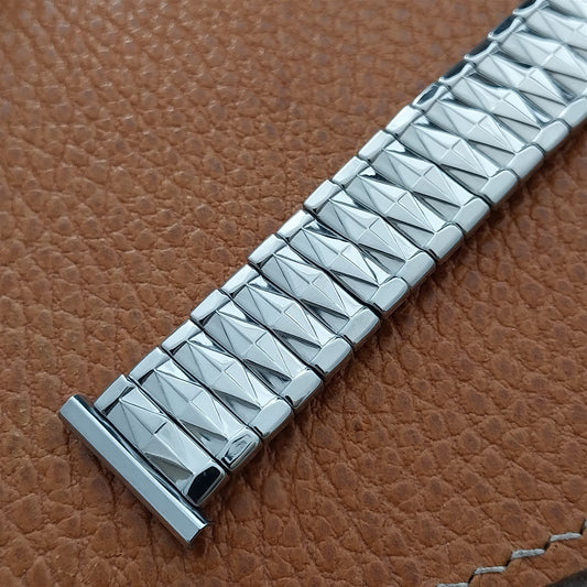 19mm 18mm 1960s Bellavance Stainless Steel Expansion Unused Vintage Watch Band