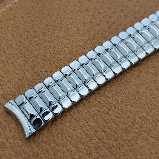 5/8" Stainless Steel Bellavance Classic Stretch Unused 1950s Vintage Watch Band