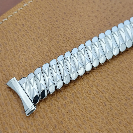1950s Stainless Steel Classic Stretch Bellavance 19mm 18mm Vintage Watch Band