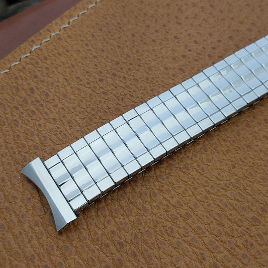 19mm 18mm 17mm Vintage Elgin Stainless Steel Hadley nos 1960s Classic Watch Band