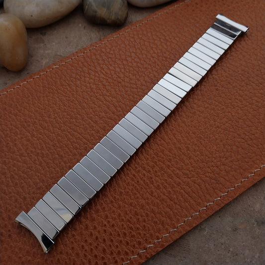 19mm Stainless Steel Expansion Bellavance 1960s nos Vintage Watch Band