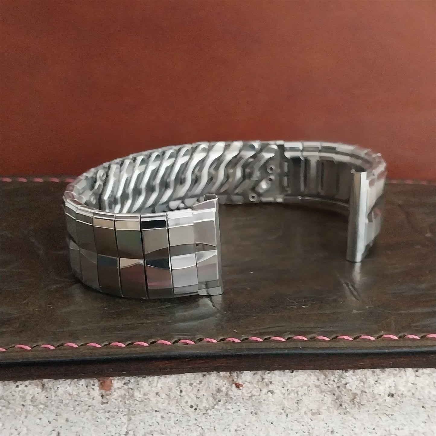 19mm 18mm White Gold-Filled Kreisler 1960s USA Unused 1960s Vintage Watch Band