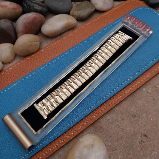 19mm 18mm 17mm Gold-Fill 1957 Speidel High Ridge Unused NOS Vintage Watch Band