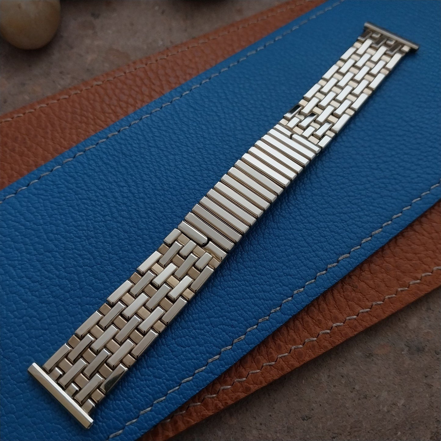 1950s Yellow Gold Filled Speidel mcm Vintage Watch Band nos