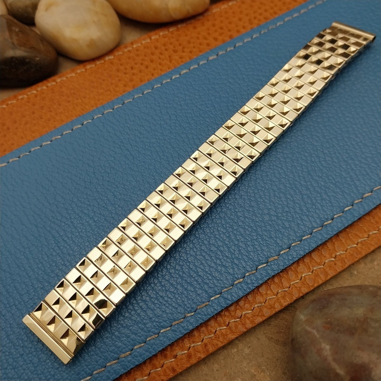 Vintage 1954 10k Yellow Gold-Fill Classic Speidel Balboa 5/8" Unused Watch Band