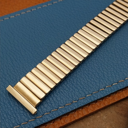 Vintage 1950s 19mm 18mm 16mm Gold-Filled Speidel Castile Short Unused Watch Band