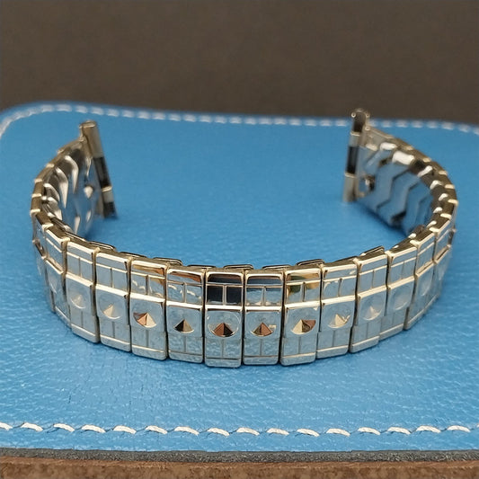 Vintage 1958 Speidel Bullseye Yellow Gold-Fill 19mm 18mm 16mm Unused Watch Band