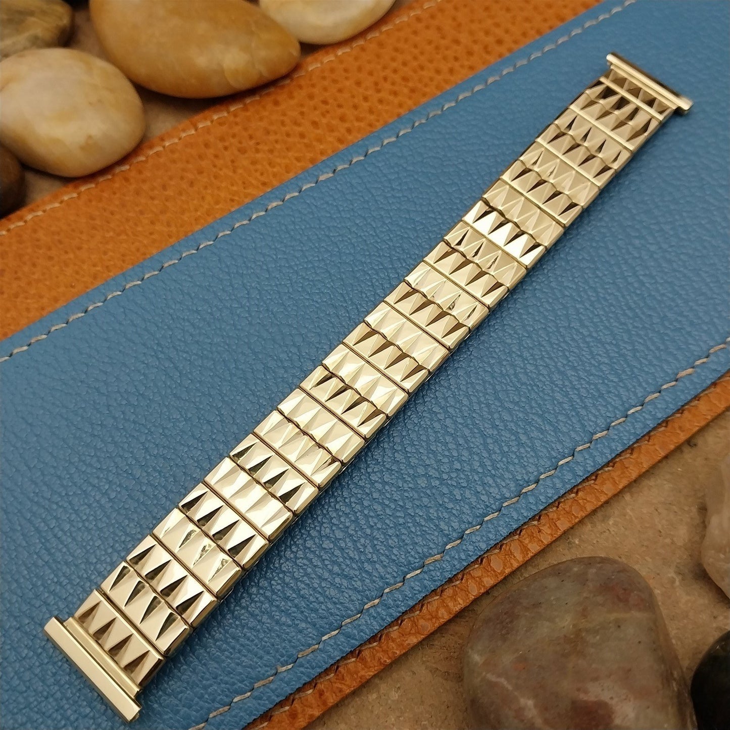 Vintage 1959 10k Yellow Gold-Filled 19mm 18mm 16mm Speidel mcm Unused Watch Band