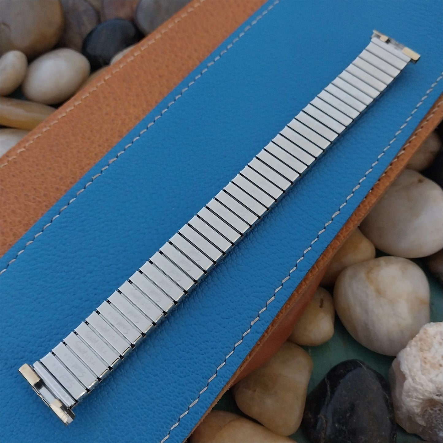 1960s 10k Yellow Gold-Filled Speidel Linesman USA nos Vintage Watch Band