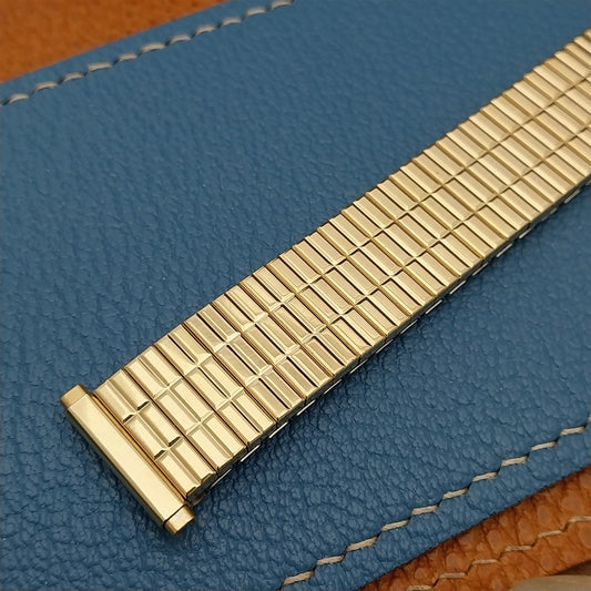 16mm 18mm 19mm 1970s 10k Yellow Gold RGP Speidel Unused nos Vintage Watch Band