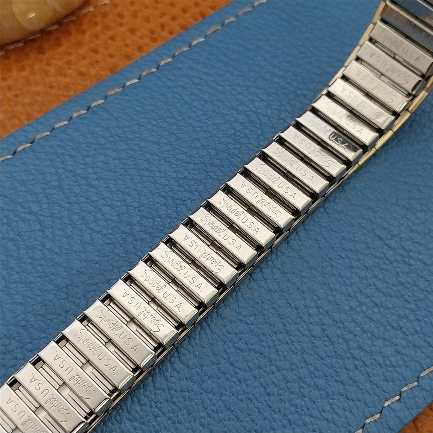 19mm 18mm 10k Yellow Gold-Filled Speidel Tapered Unused 1970s Vintage Watch Band