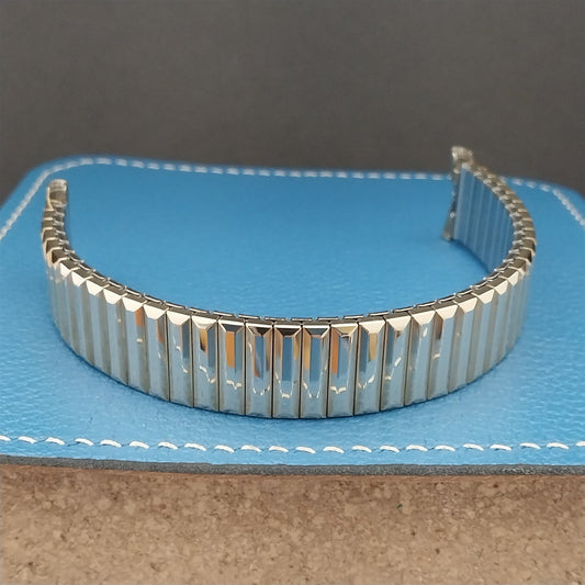 Long 19mm 18mm 10k Gold Filled Vintage Speidel Fullback Expansion Watch Band nos