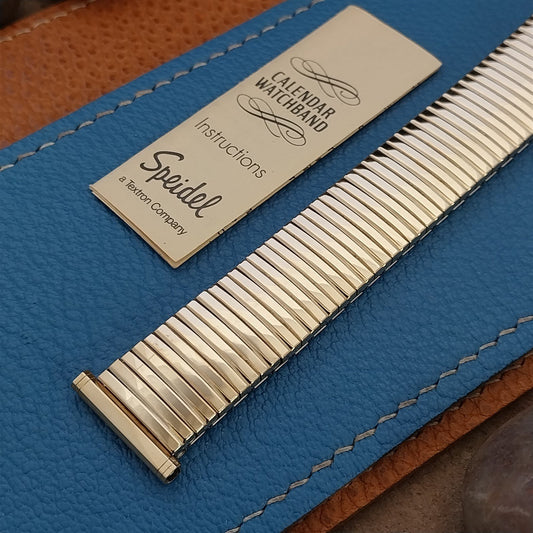 19mm 18mm 16mm Speidel Gold Filled 1971/1972 Calendar Unused Vintage Watch Band