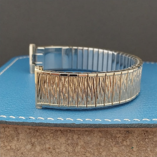 18mm 19mm Speidel Valencia Perpetual Calendar 10k Gold Vintage Watch Band