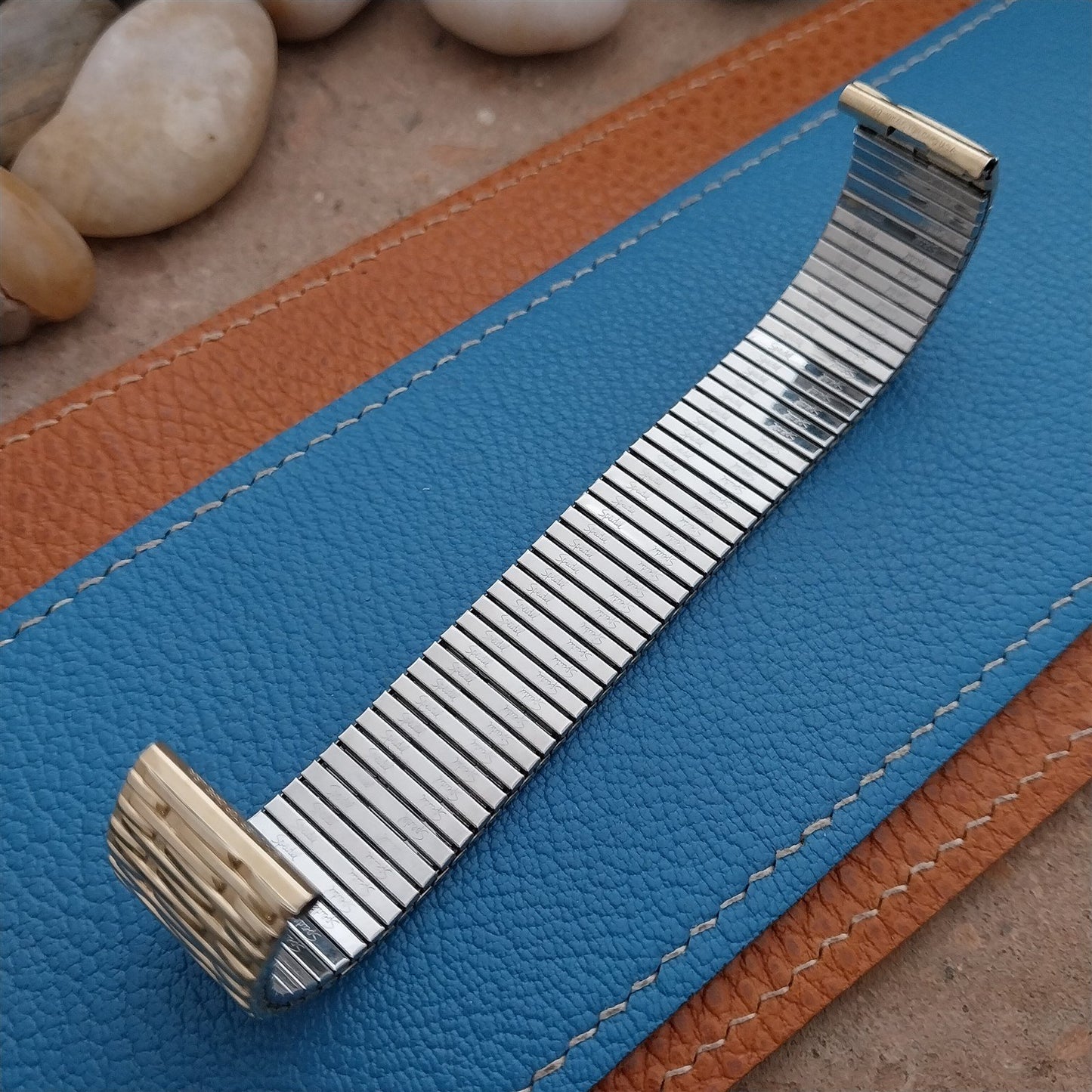 17.2mm Thinline 10k Gold-Filled nos 1970s Speidel USA Vintage Watch Band