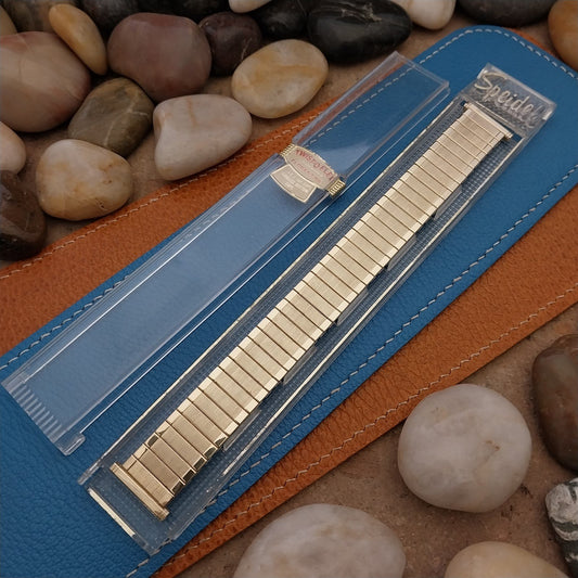 Vintage 1966 Gold-Fill Long Speidel Florentine 19mm 18mm 16mm Unused Watch Band