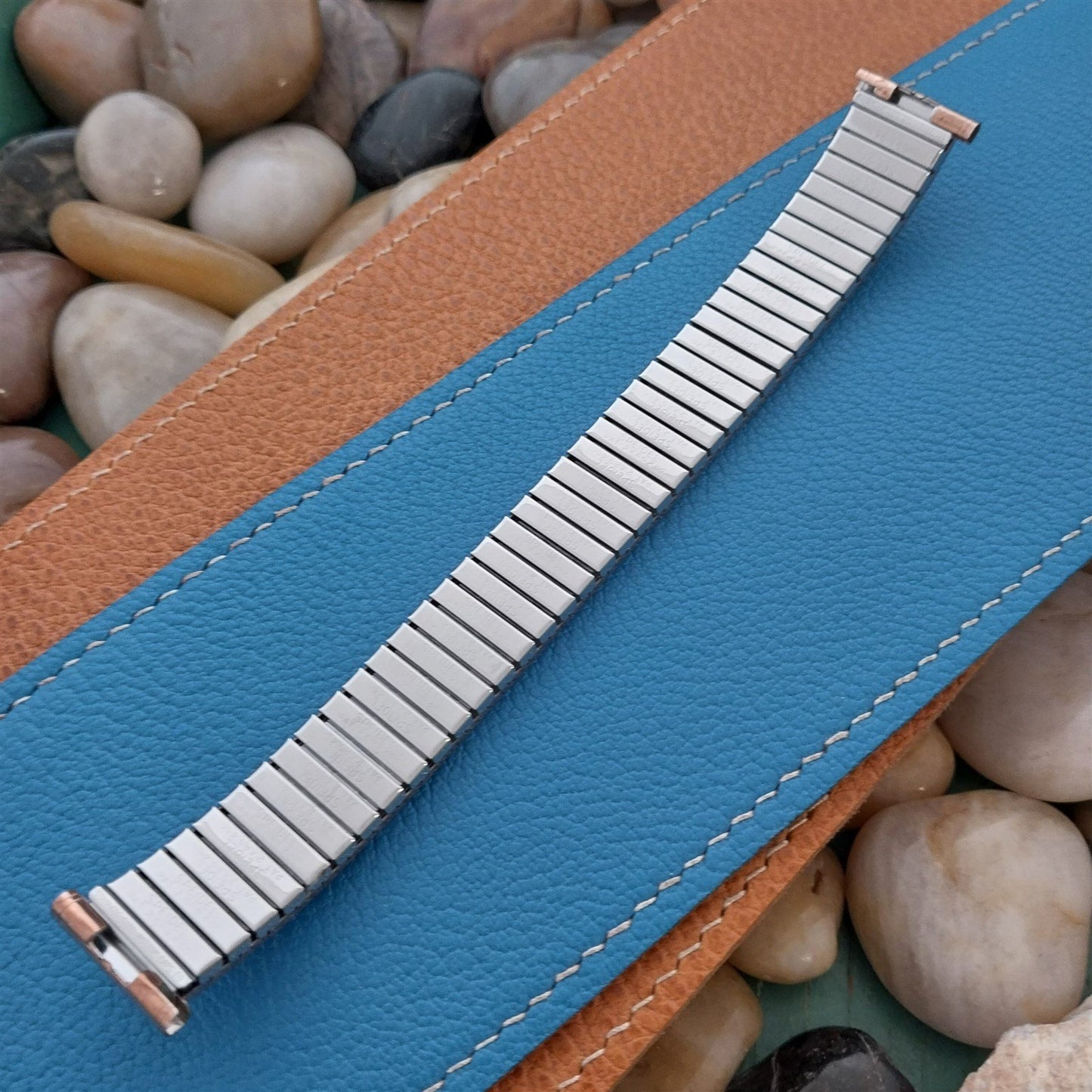 Vintage 1969 Rose Gold-Fill 19mm 18mm 16mm Speidel Classic Stretch Watch Band