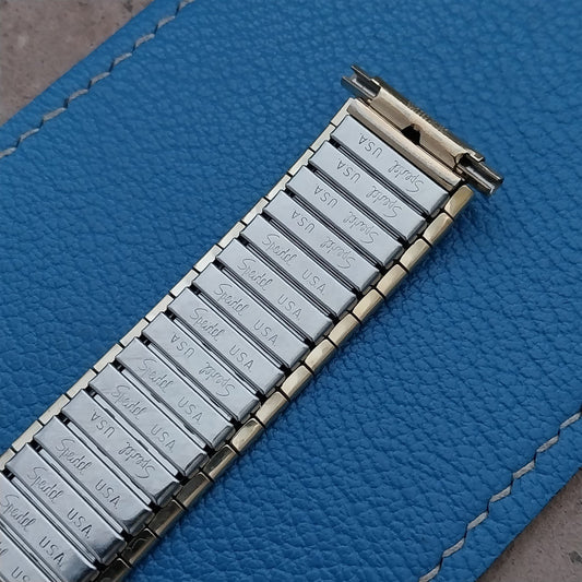 19mm 20mm 22mm Gold-Tone Speidel Wide Expansion NOS Vintage Watch Band