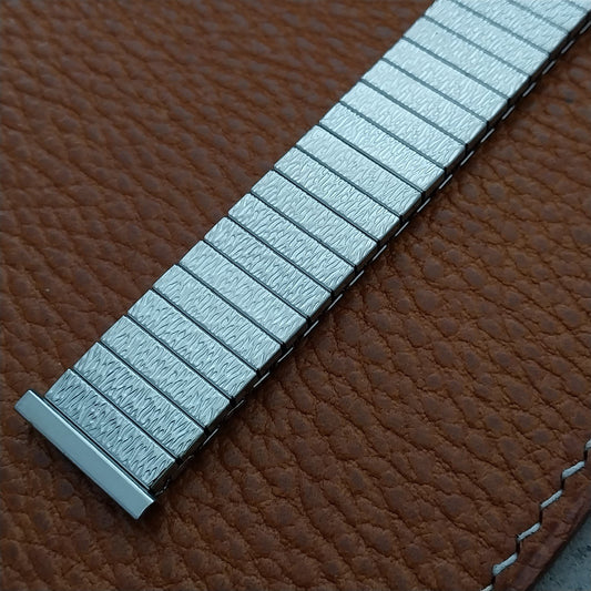 18mm 17mm JB Champion Stainless Steel Stretch Unused 1970s Vintage Watch Band