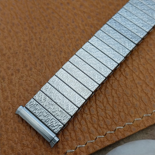 Vintage 16mm 18mm 19mm JB Champion Stainless Unused Classic 1970s Watch Band