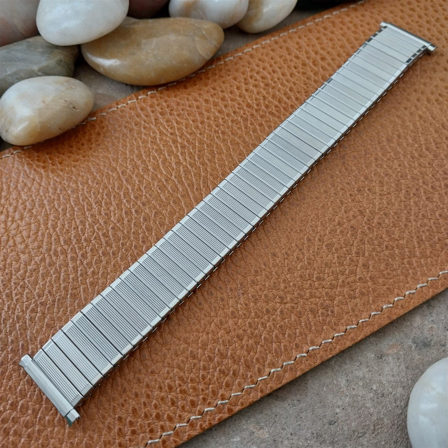18mm 19mm 20mm Vintage JB Champion Stainless Steel Unused nos 1970s Watch Band