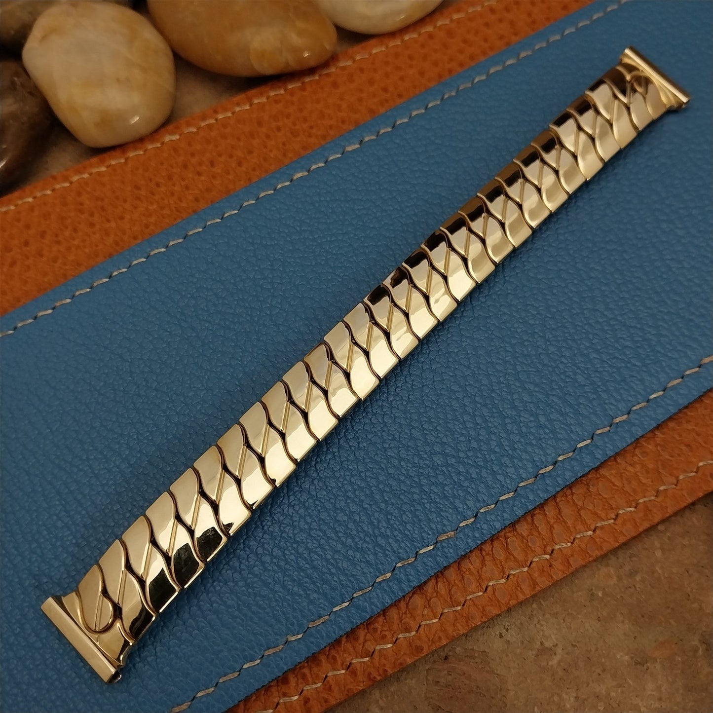 1950 Speidel Phoenix 10k Gold-Filled 5/8" Expansion nos Vintage Watch Band