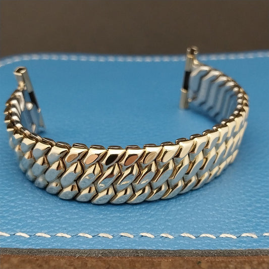 Short Golden Templar Speidel Yellow Gold-Filled Unused 1950s Vintage Watch Band