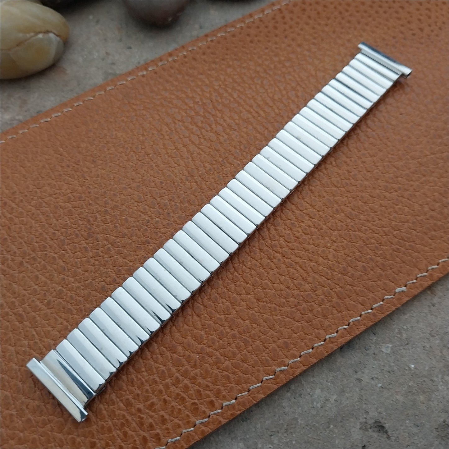 1952 10k White Gold-Filled Speidel Expansion Castile Unused Vintage Watch Band